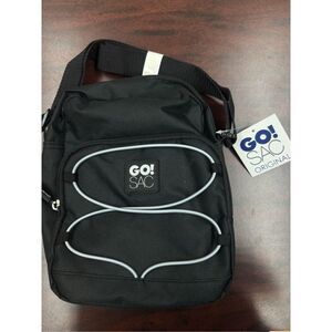 NWT Go Sac Black Crossbody Tote